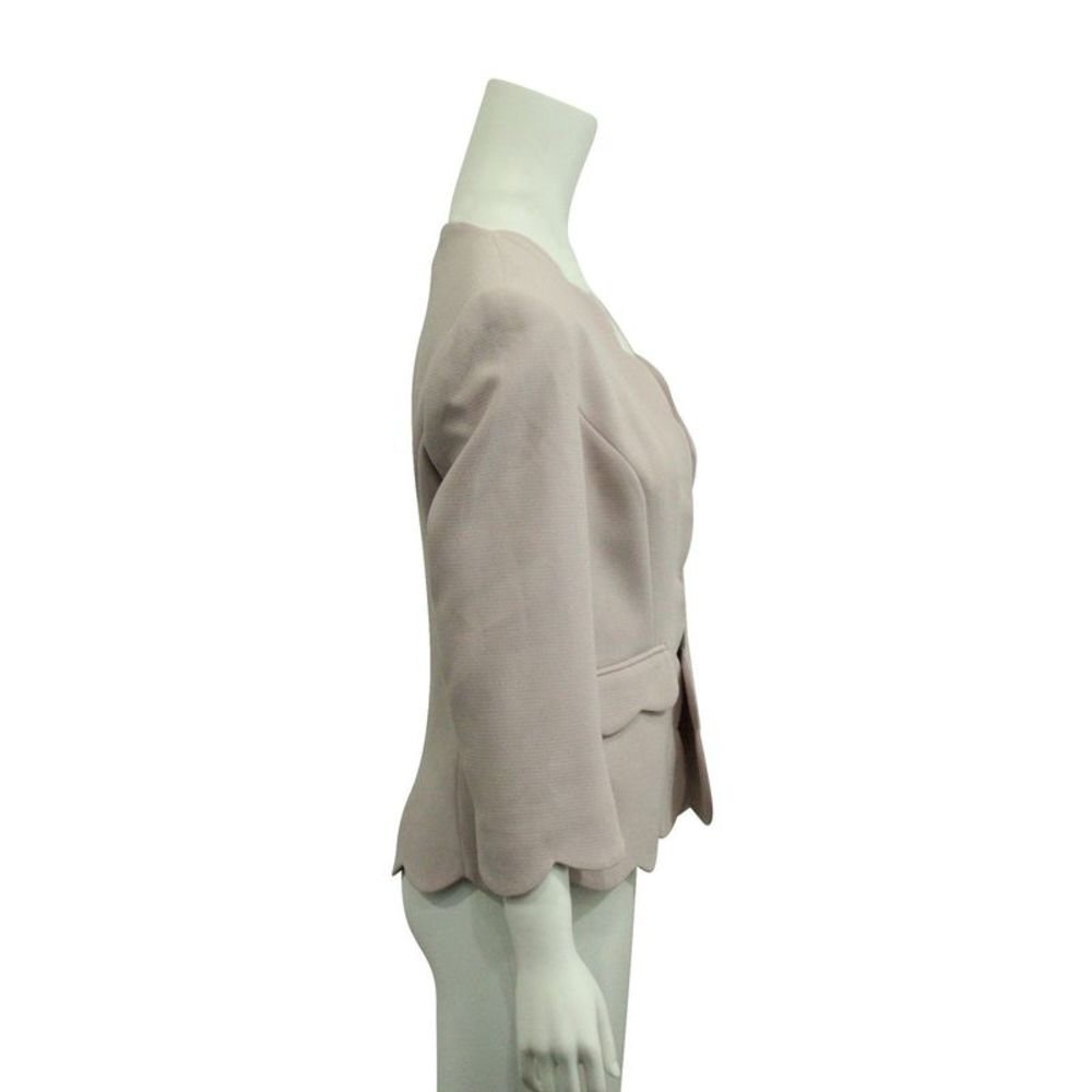 Pre Loved Ted Baker  Pastel Pink Scallop Edge Jacket - Picture 4 of 5